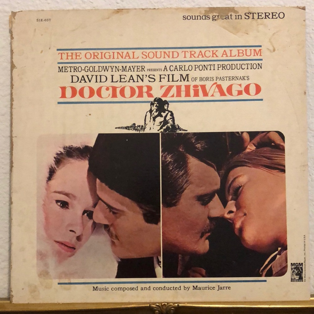***Free*** Maurice Jarre Dr. Zhivago Original Movie Soundtrack Vinyl Lp